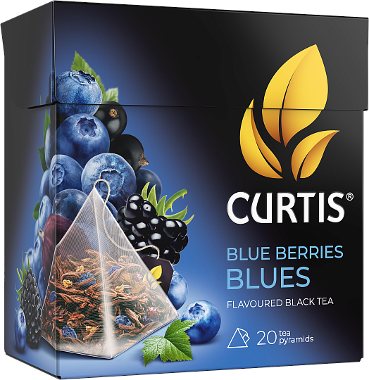 Пирамидалардағы шай Blue Berries Blues 20 пирамидалар сатып алу