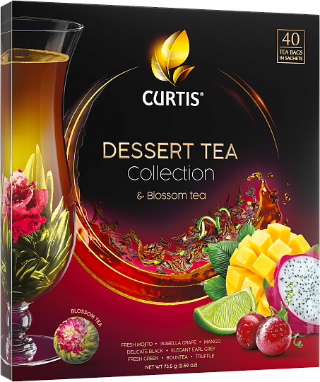 Сыйлық коллекциясы Dessert Tea Collection Blooming 40 сашеттер сатып алу