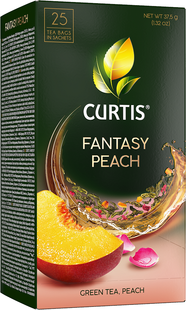 Tea in sachets Fantasy Peach 25 sachets | Чай Curtis