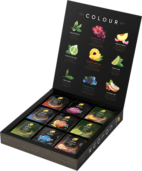 Gift collection Colour tea set 54 sachets buy